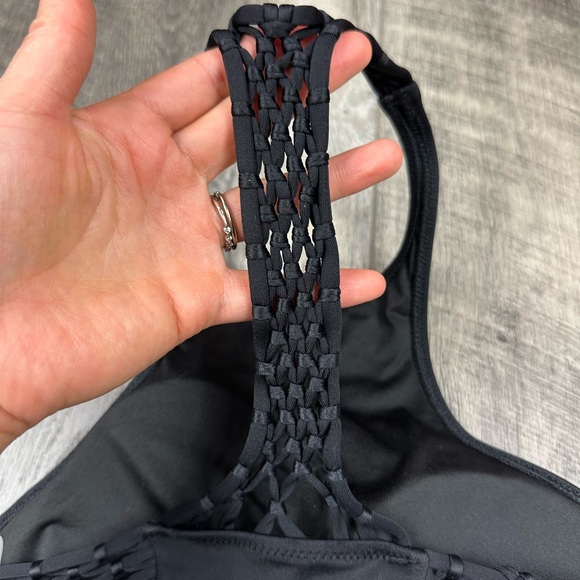 VS Black High Neck Swim Top - Picture 7 of 10